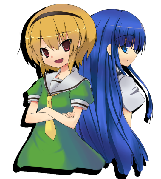 Higurashi Rika and Satoko