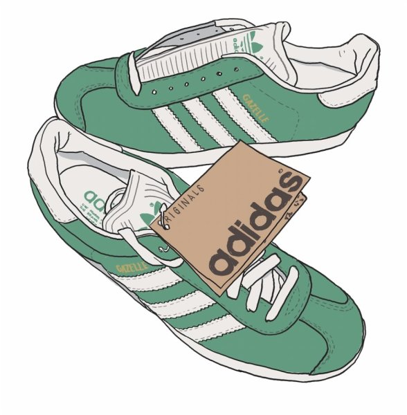 Кроссовки адидас рисунок