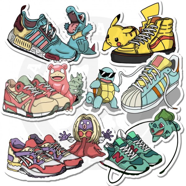 Стикеры кроссовки