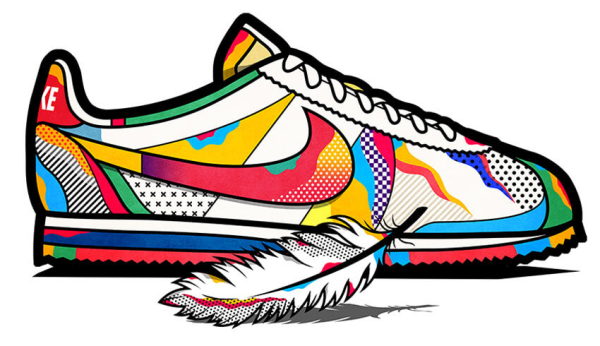 Кроссовки арт