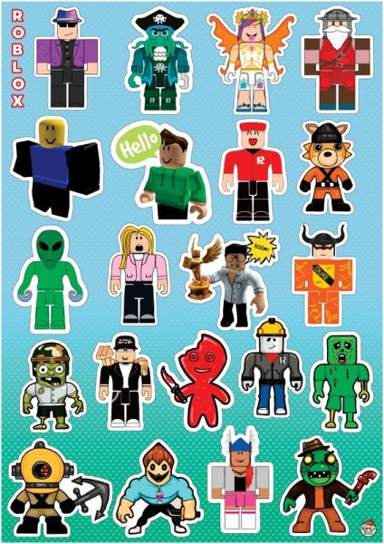 Наклейки для РОБЛОКСА