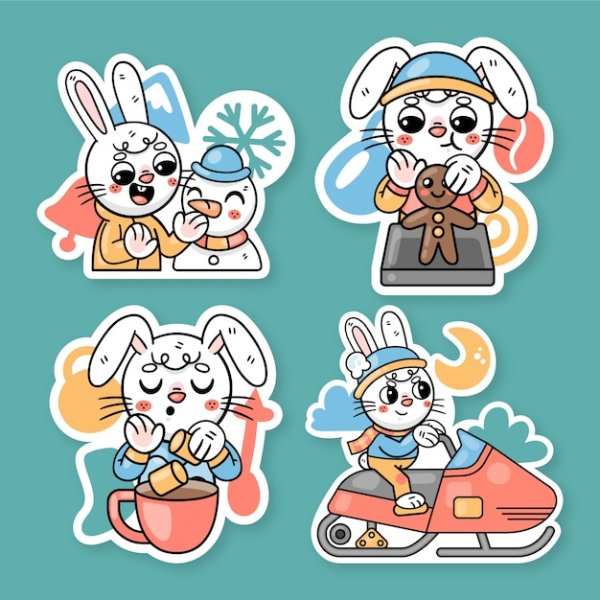 Маленькие крутые наклейки