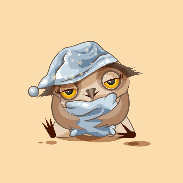 Сонная Сова с добрым утром