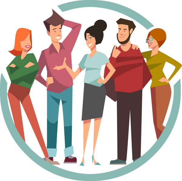 Стикер объятия