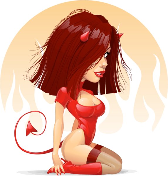 Мультяшные девушки прикольные