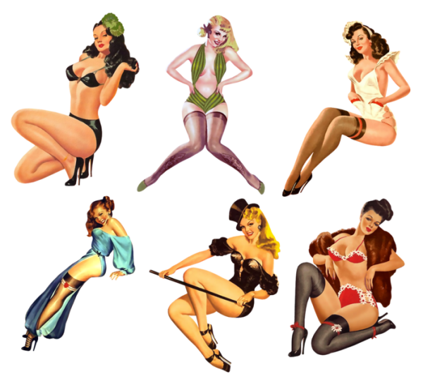 Позы в стиле пин ап