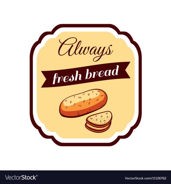 Handmade наклейки хлеб