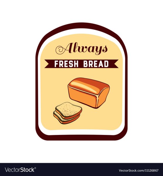 Handmade наклейки хлеб