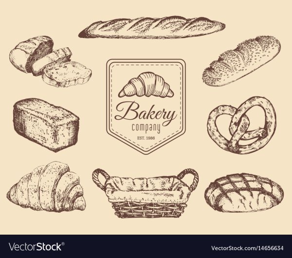 Векторные изображения пекарня