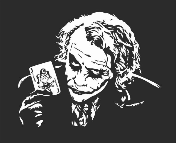 Джокер наклейка