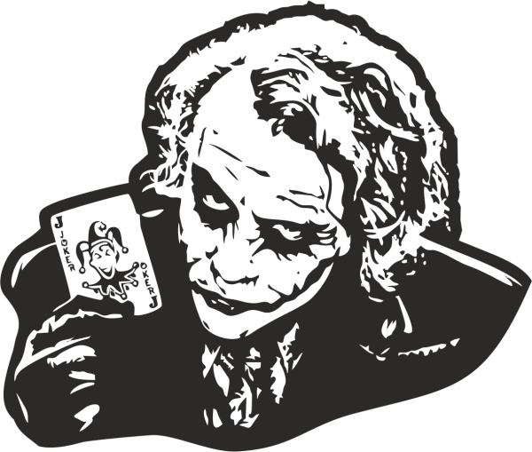 Джокер наклейка