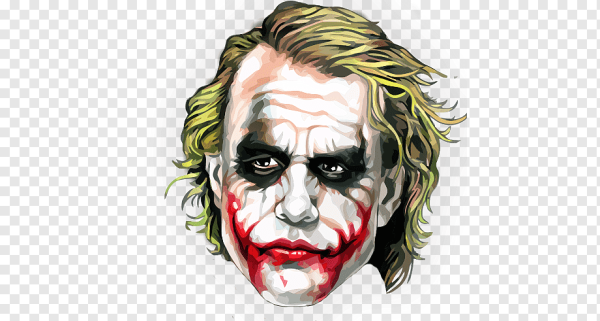 Джокер на белом фоне