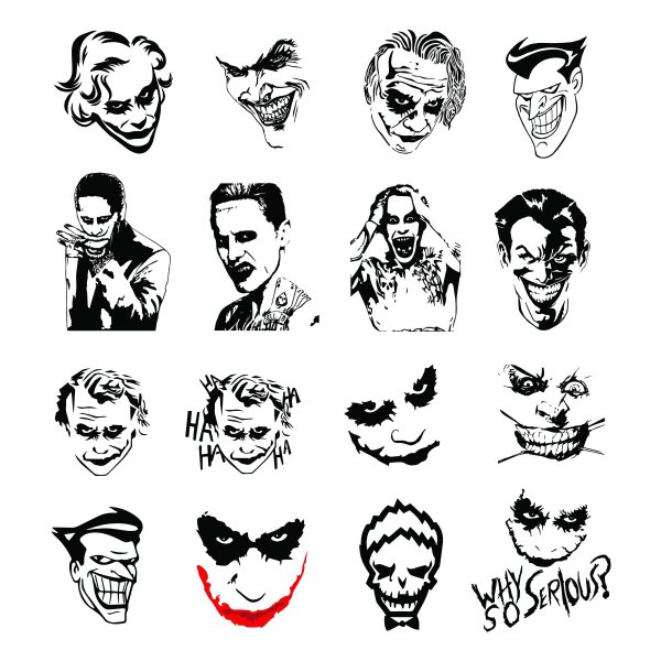 Джокер векторное изображение