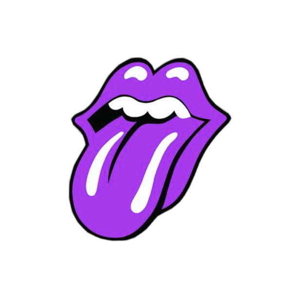 Фиолетовая краска стикер