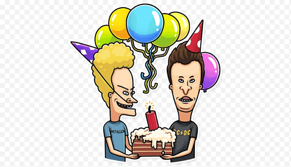 Бивис и Батхед Стикеры телеграмм