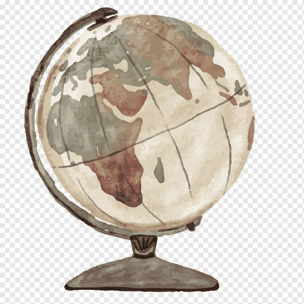 Акварельный земной шар