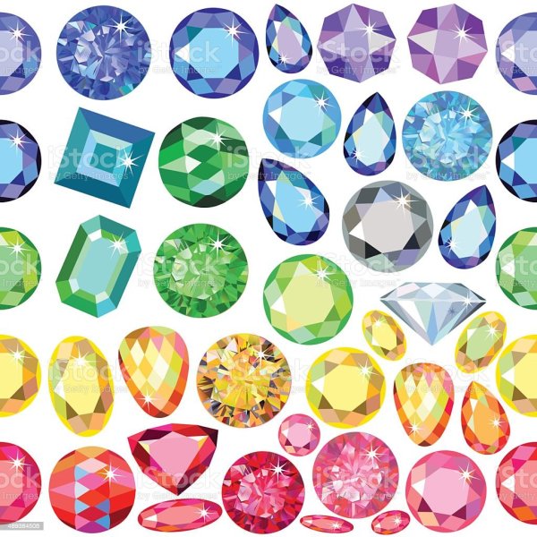 Наклейки драгоценные камни