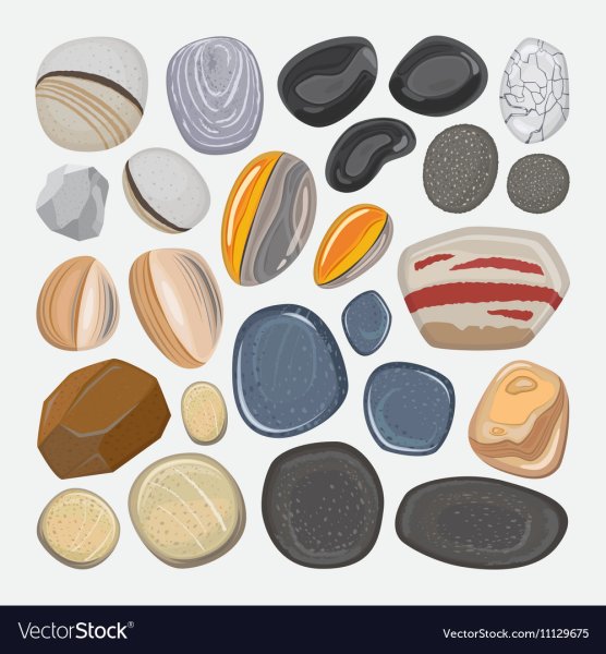 Камушки вектор