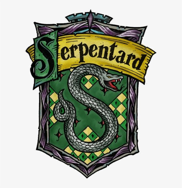 Эмблема Слизерин из Гарри Поттера