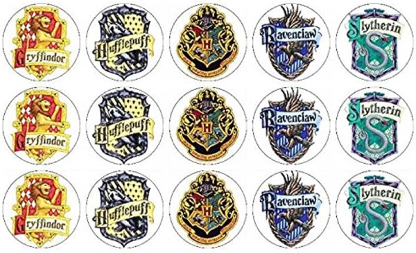 Наклейки Гарри Поттер факультеты