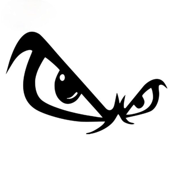 Злые мультяшные глаза