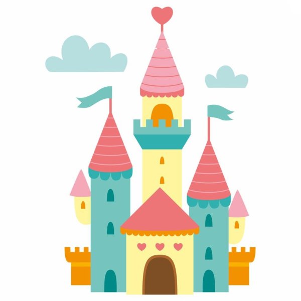 Силуэт замка Уолт Дисней