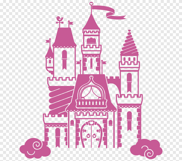 Замок принцессы силуэт