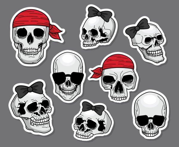 Мультяшные черепки