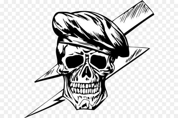 Череп в фуражке