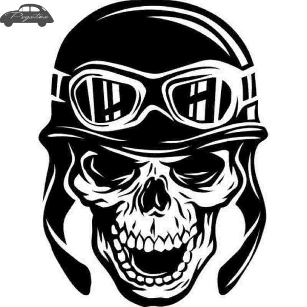 Череп в шлеме