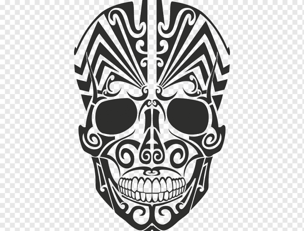 Череп стилизованный