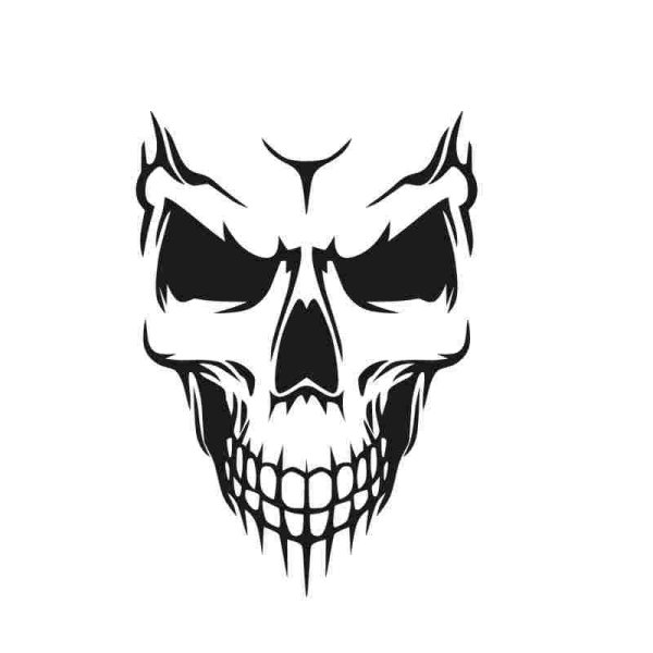 Череп векторное изображение