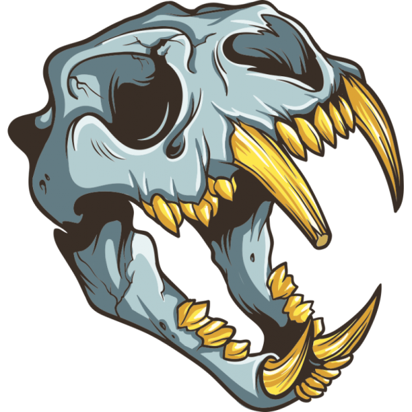 Стикер череп