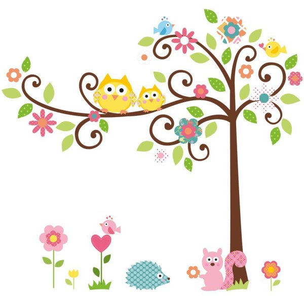 Наклейки на стену