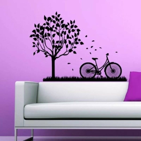 Интерьерная наклейка на стену