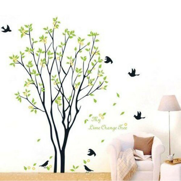 Наклейки на стену однотонные