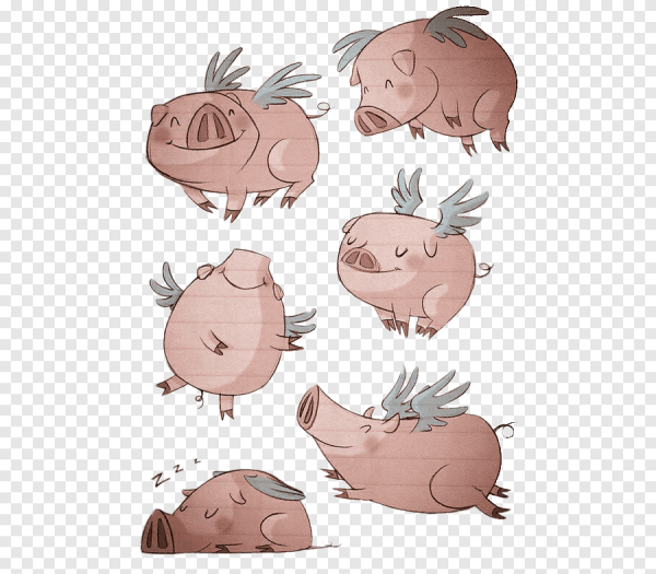 Нарисовать свинку