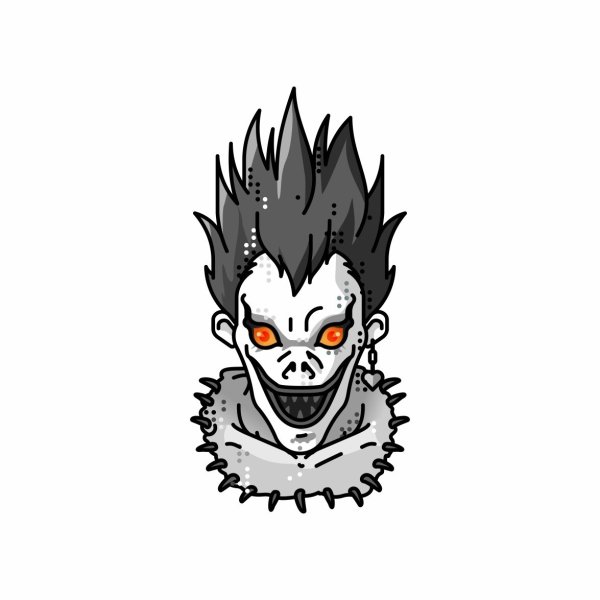 Тетрадь смерти рюк голова