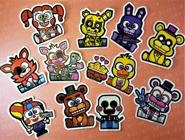 Наклейки АНИМАТРОНИКИ