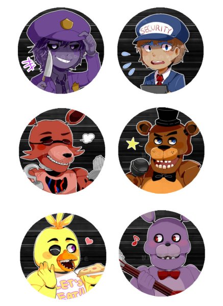 Значки АНИМАТРОНИКОВ