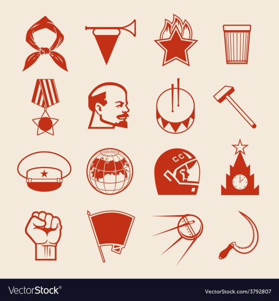 Пионерский значок вектор