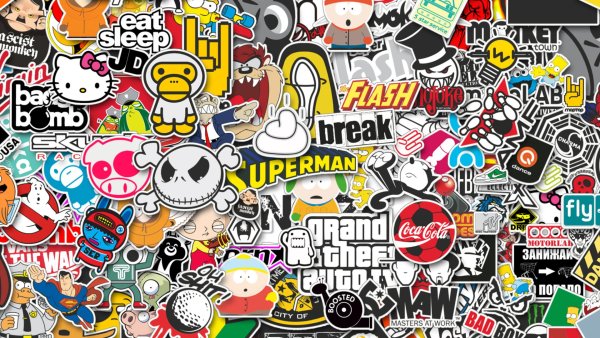 Stickers логотип