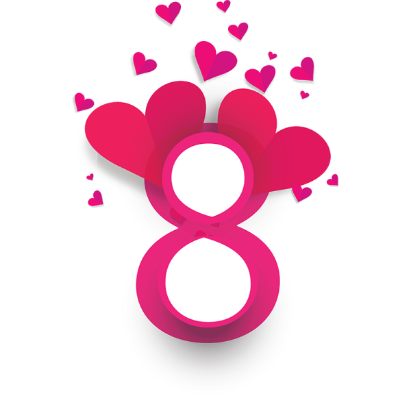 8 Марта цифра