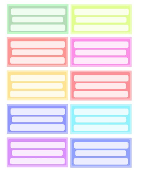 Наклейки для подписывания