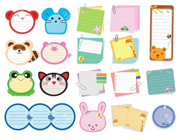 Стикеры для заметок для ЛД