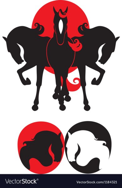 Тройка лошадей эскиз