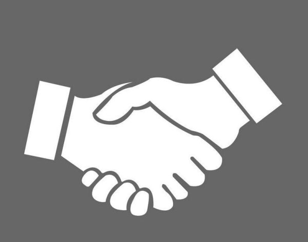 Значок пожимающих рук