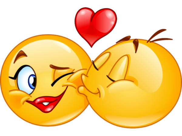 Смайлики поцелуйчики