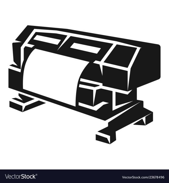 Широкоформатный принтер иконка