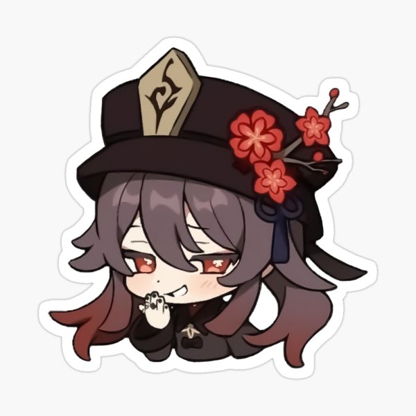 Ху Тао Геншин Чиби Стикеры